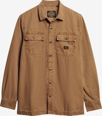 Superdry Regular fit Between-Season Jacket in Brown: front