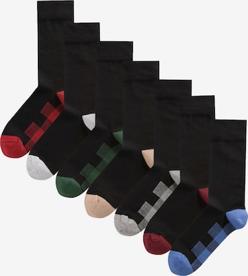 Next Socks in Black: front