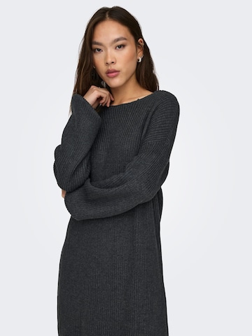 ONLY Knitted dress 'XENIA' in Grey