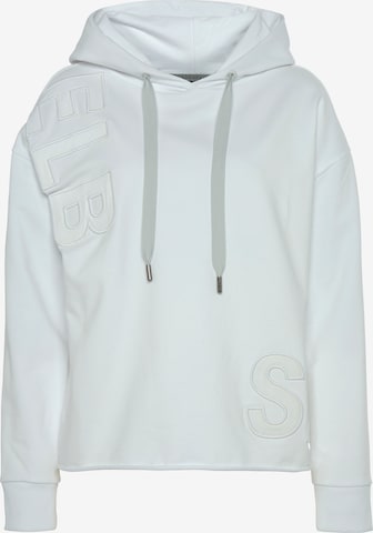 Sweat-shirt Elbsand en blanc : devant