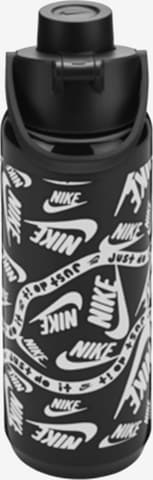 NIKE Drinking Bottle in Black: front