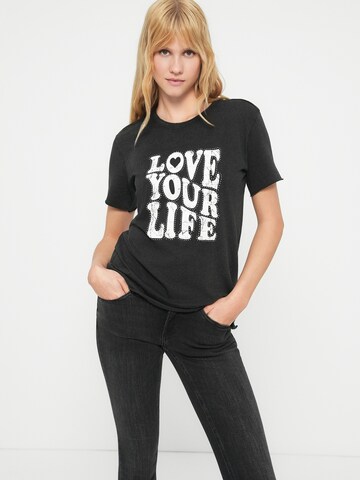 ONLY Футболка 'ONLLUCY' в Черный