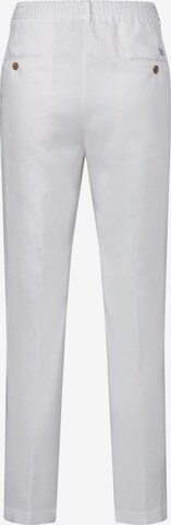 JOOP! Loose fit Pleat-Front Pants 'Lester' in White