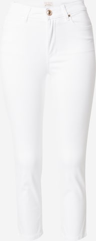 Coupe slim Pantalon '1981' GUESS en blanc : devant