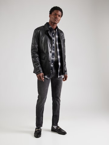 Nudie Jeans Co Regular Jeans 'Lean Dean' i svart