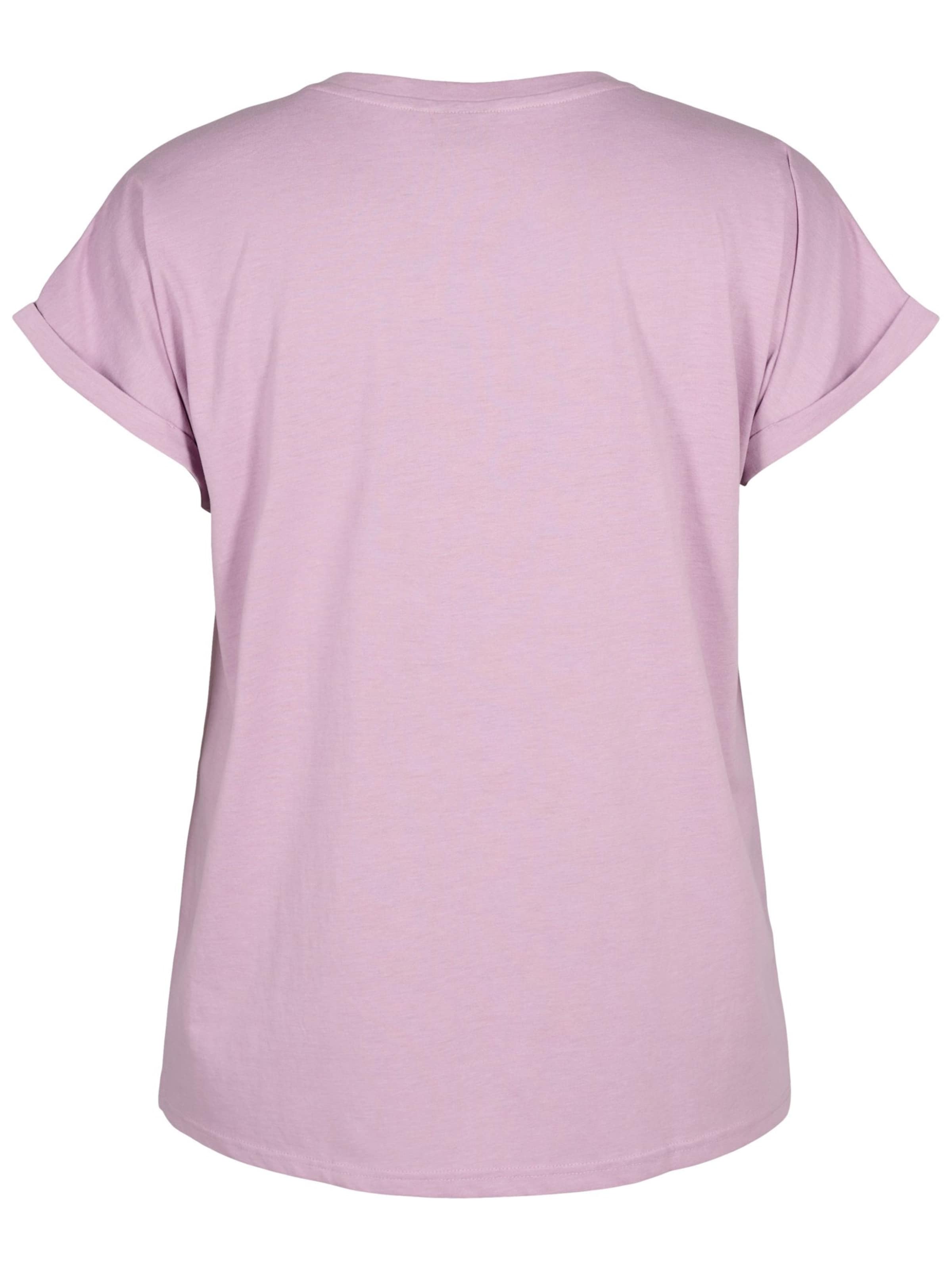 Zizzi Shirt 'MKATJA' in Lila