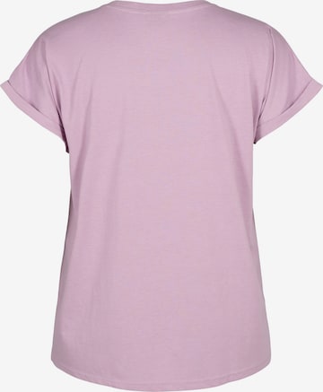 Zizzi Koszulka 'MKATJA' w kolorze fioletowy