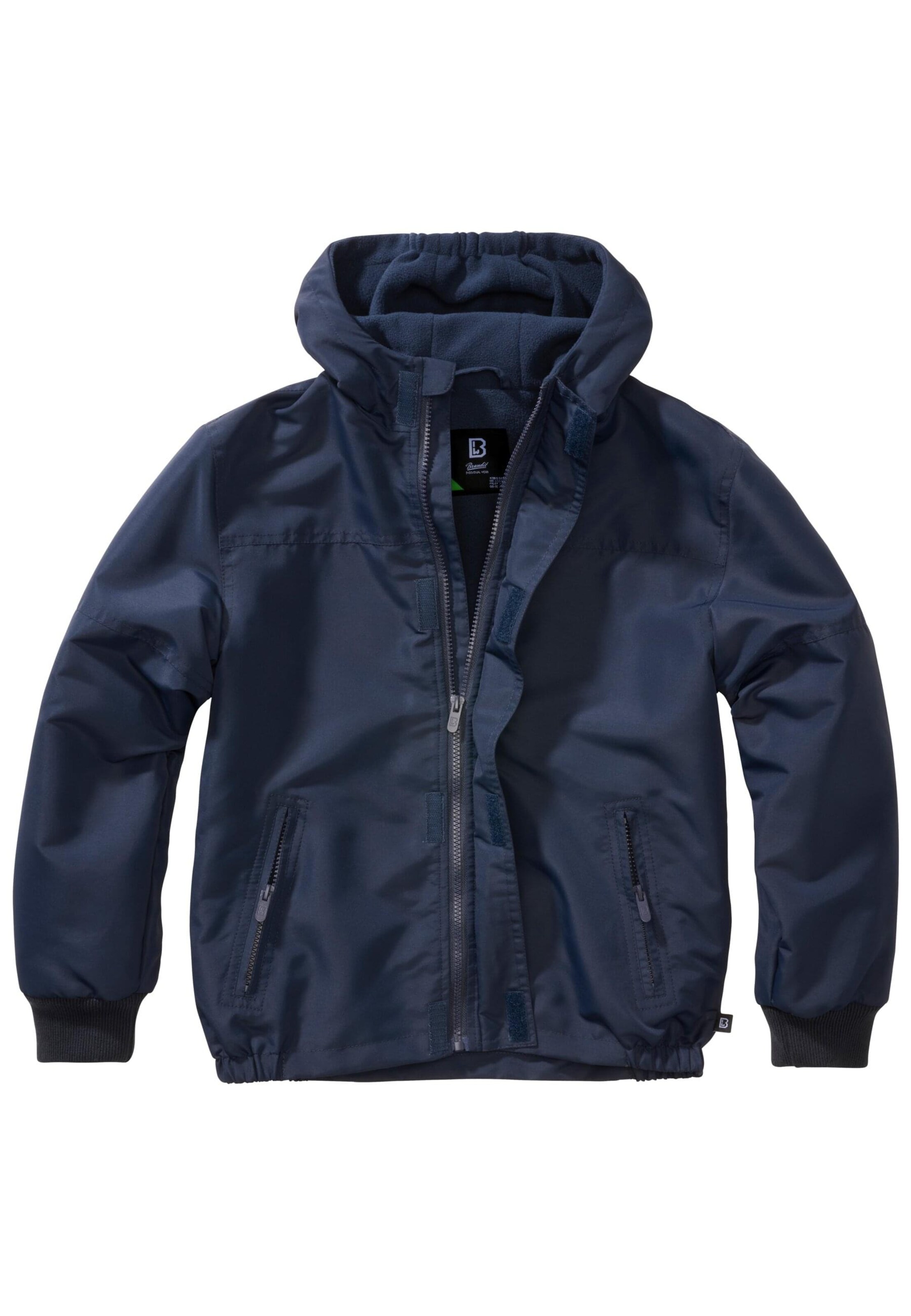 Brandit Between-season jacket in Blue: front