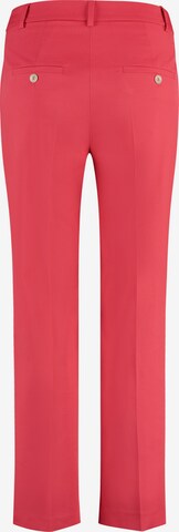 GERRY WEBER Regular Stoffbukse i rosa