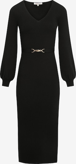 Morgan Strickkleid in gold / schwarz, Produktansicht