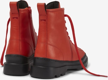 CAMPER Lace-Up Ankle Boots 'Brutus' in Red