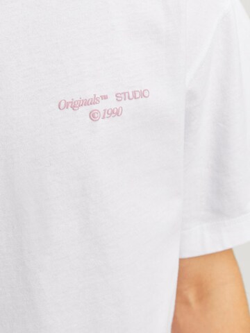 JACK & JONES Bluser & t-shirts 'JJJORNOHO' i hvid