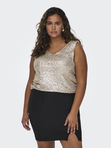 ONLY Carmakoma Top 'CARANA' in Grey: front