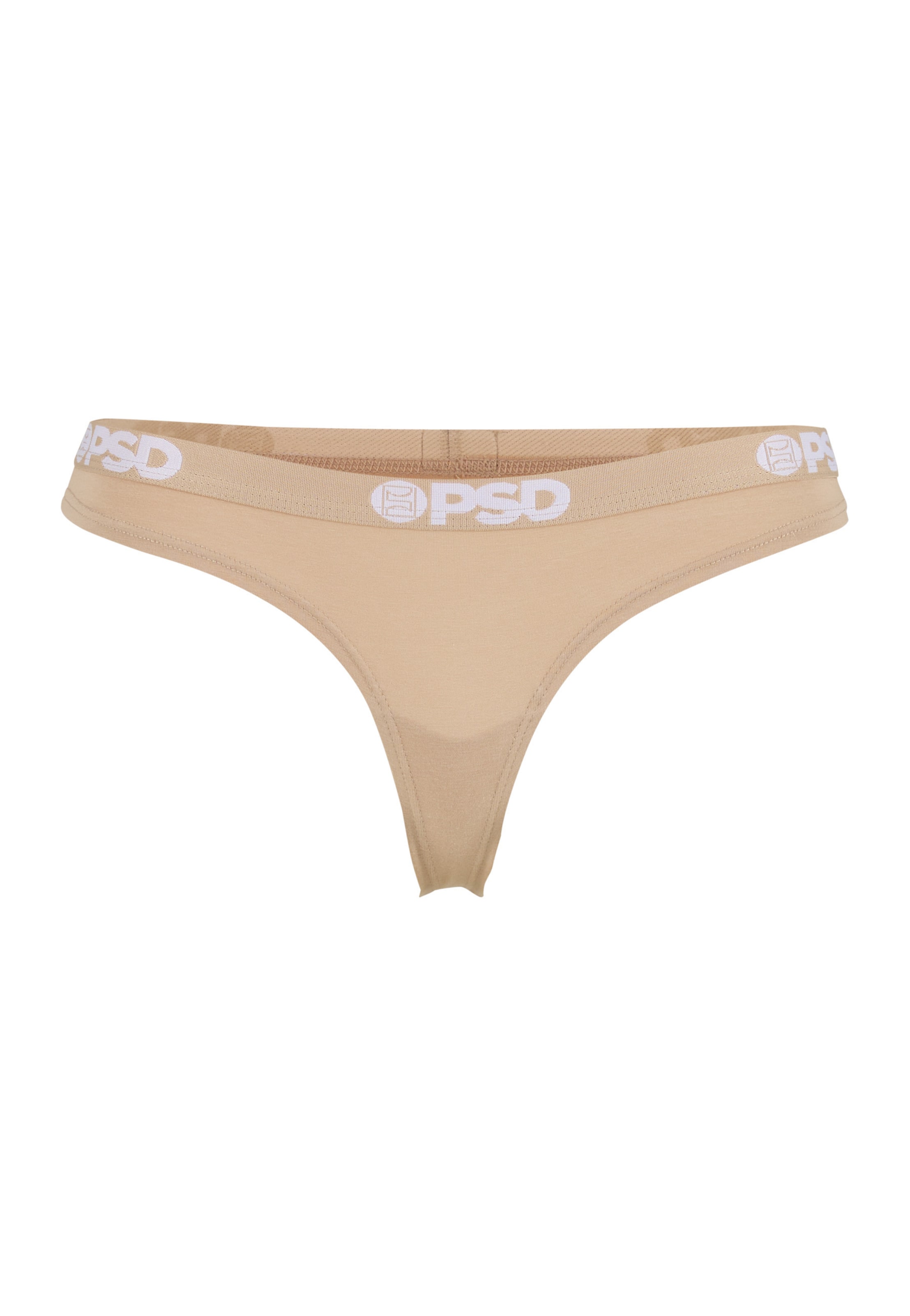 Slip 'ESSENTIAL' di PSD in beige: frontale
