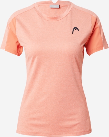 HEAD Performance Shirt in Orange: front