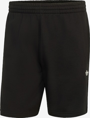 ADIDAS ORIGINALS Regular Broek 'Trefoil Essentials' in Zwart: voorkant