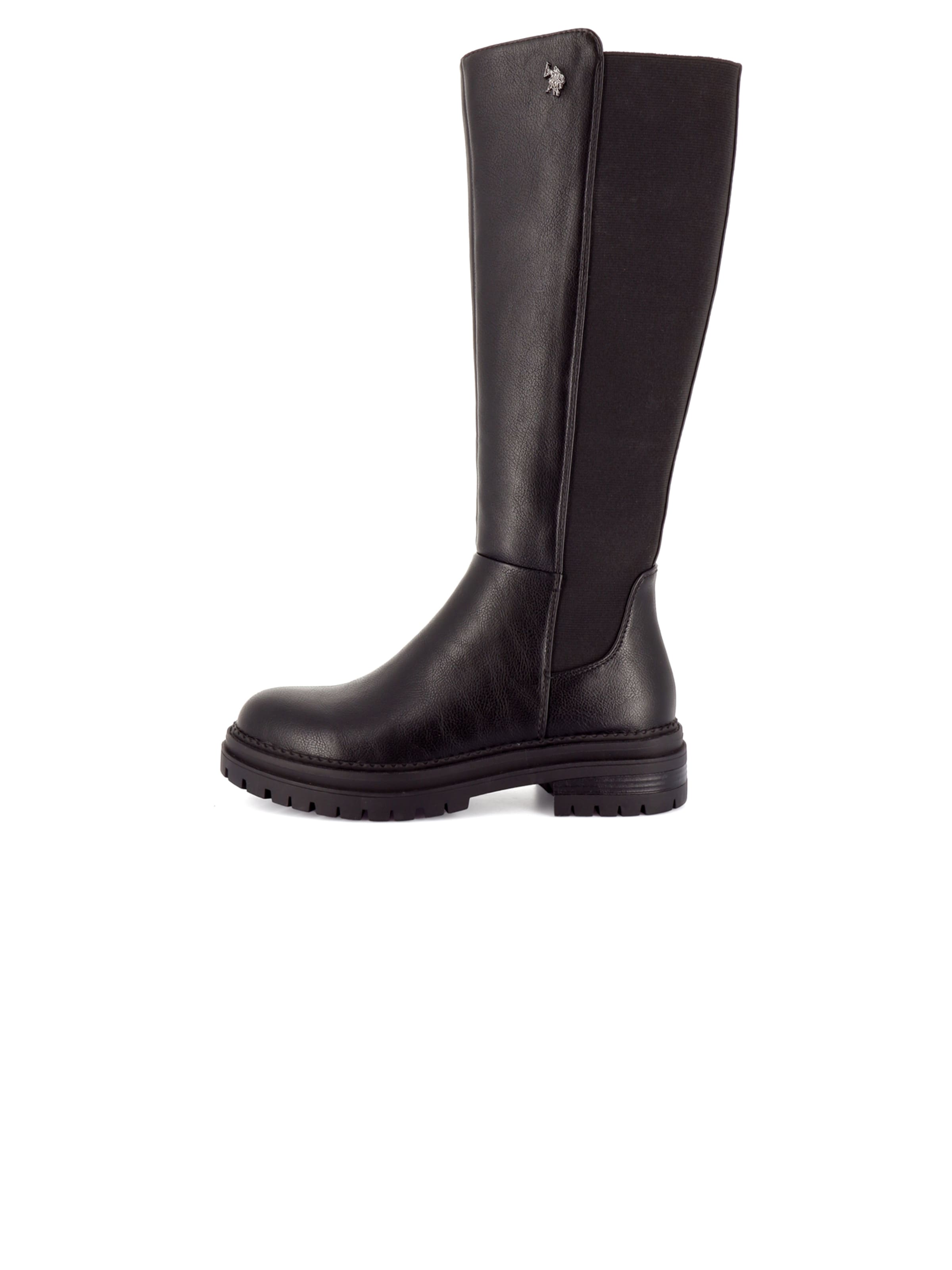 US POLO ASSN. - Botas 'Nikita' en negro: frente