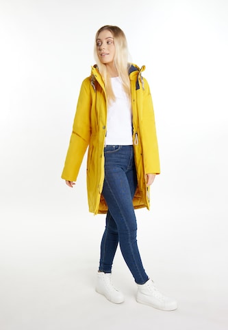 Manteau fonctionnel Schmuddelwedda en jaune