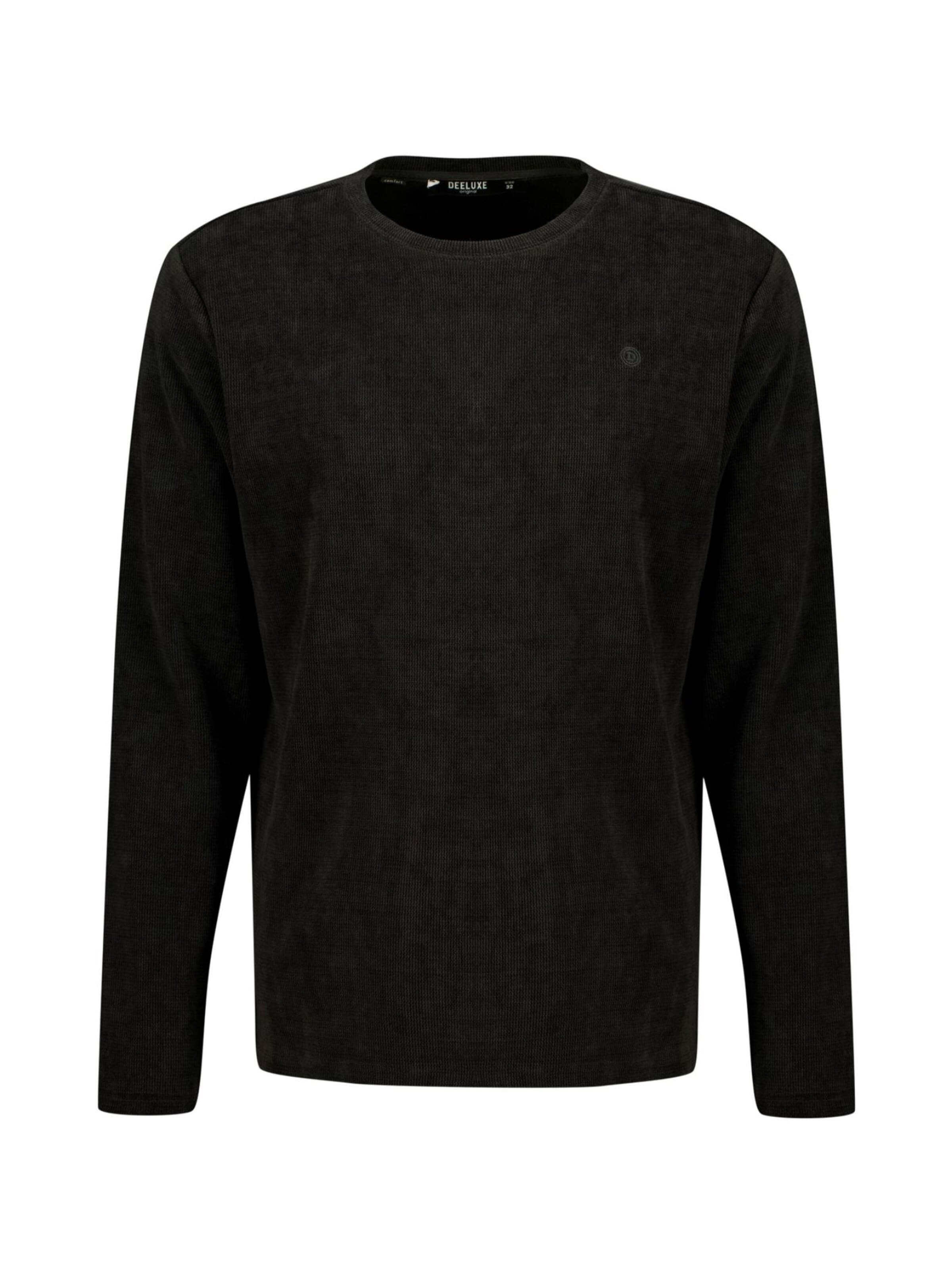 T-Shirt Deeluxe en noir : devant