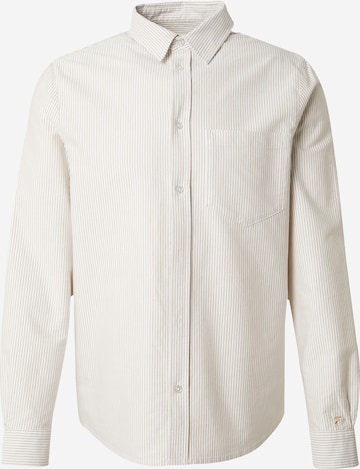 DAN FOX APPAREL - Camisa 'Essential' em bege: frente