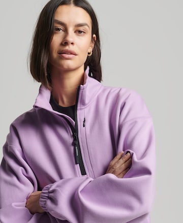 Superdry Sweatshirt 'Tech' in Purple