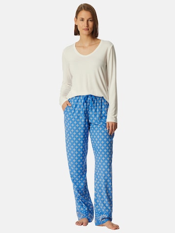 SCHIESSER - Pantalón de pijama ' Mix & Relax ' en azul