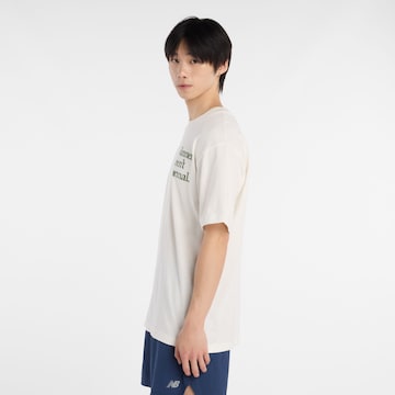 T-Shirt new balance en blanc