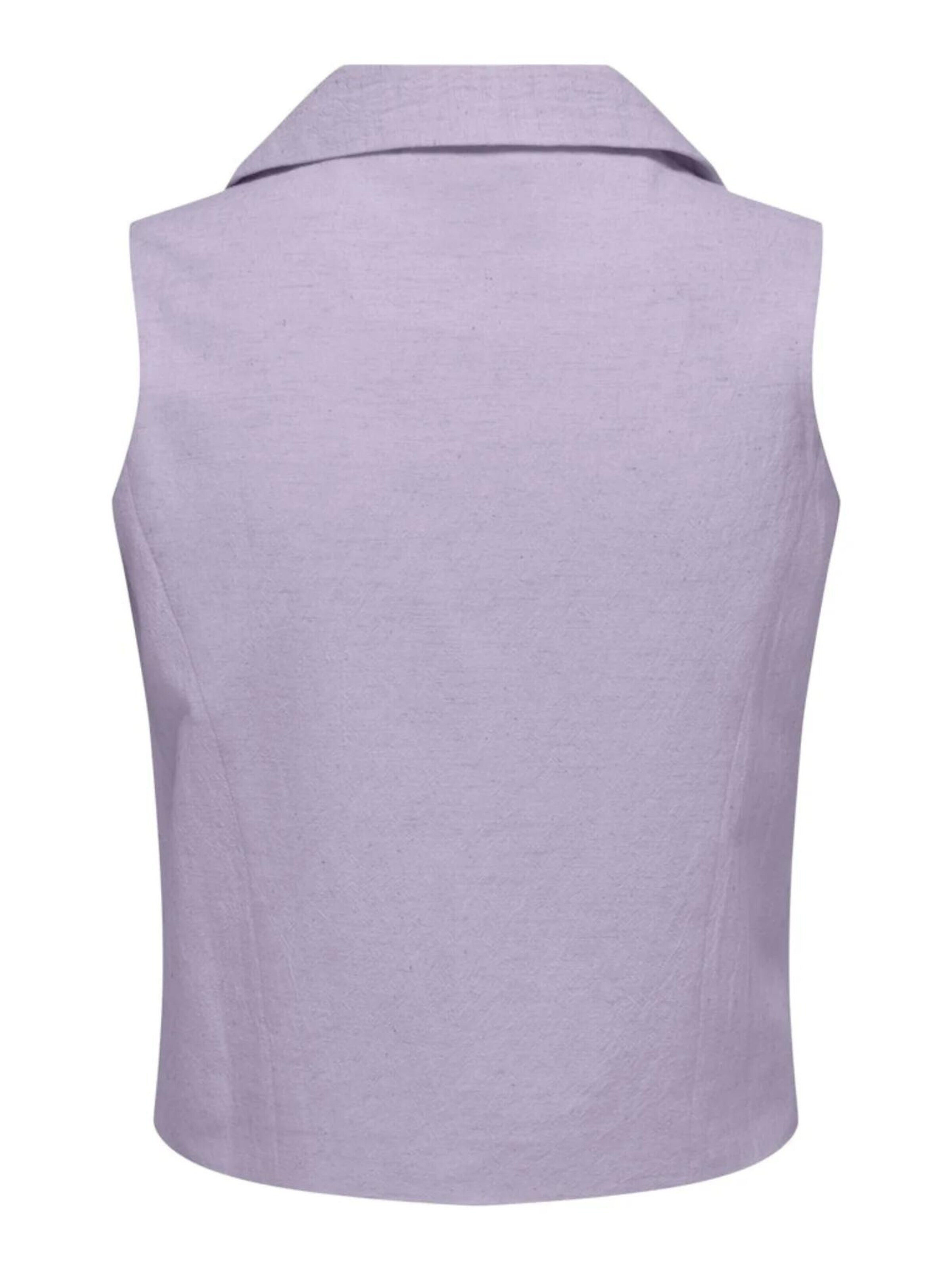 JDY Bodywarmer 'JDYMILAN LINEN WAISTCOAT' in Lila