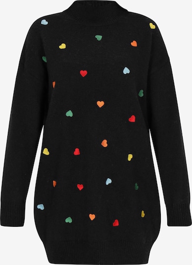 MYMO Pletena haljina u svijetloplava / tamno zelena / crvena / crna, Pregled proizvoda