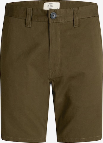 Redefined Rebel Regular Chino trousers 'Ethan' in Green: front