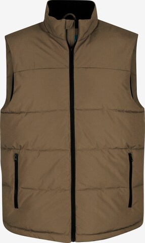 Gilet Boston Park en beige : devant