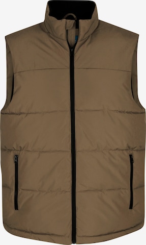 Gilet Boston Park en beige : devant