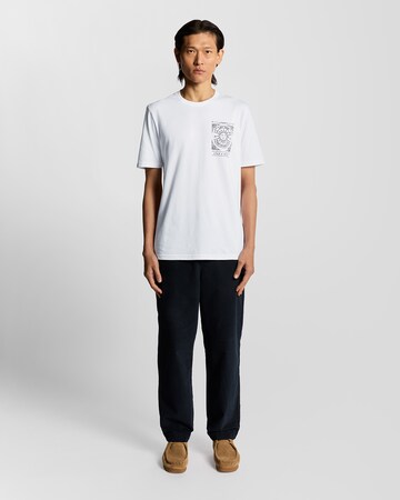 Lyle & Scott Shirt ' Sunshine Inn' in Wit