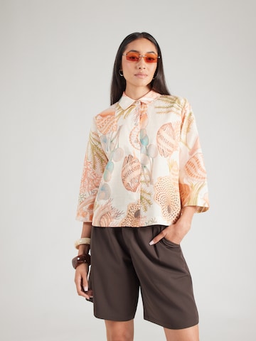 Rich & Royal - Blusa en naranja: frente