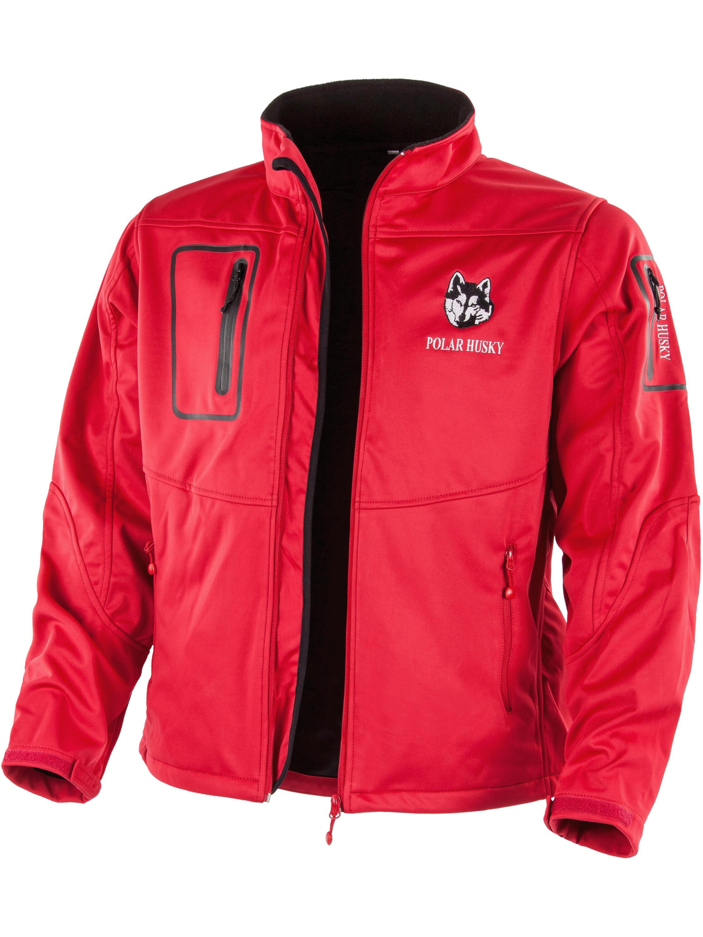 Polar Husky Functionele jas in Rood: voorkant