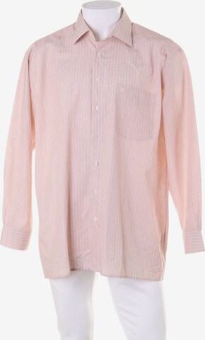 OLYMP TENDENZ Button Up Shirt in XXL in Beige: front