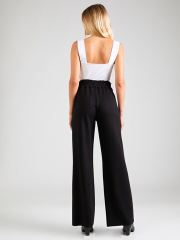 Wide Leg Pantalon à plis Herrlicher en noir