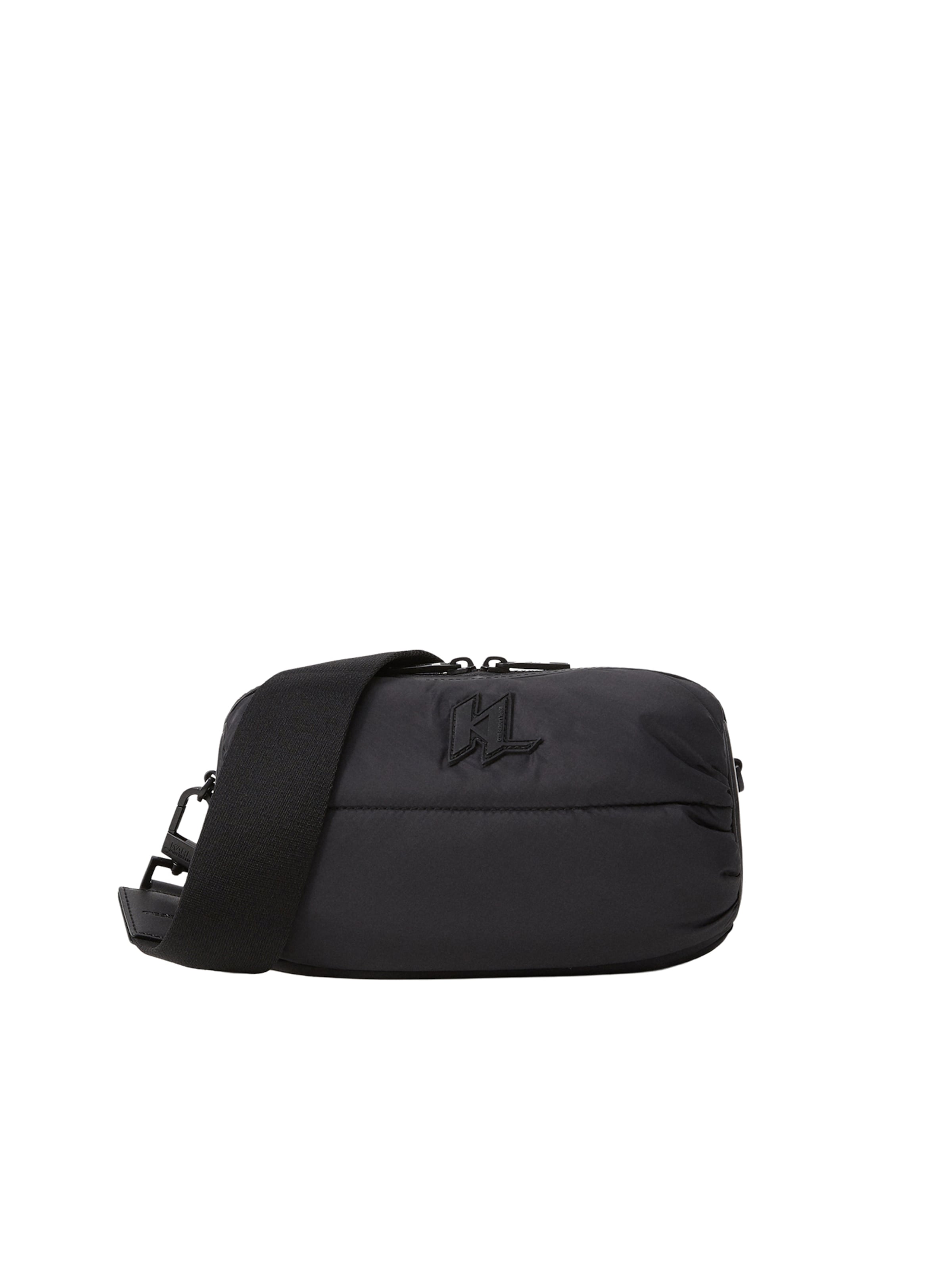 Karl Lagerfeld Torba za čez ramo | črna barva: sprednja stran