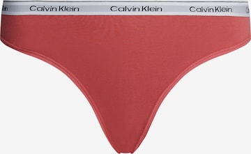 Slip Calvin Klein Underwear en rouge : devant