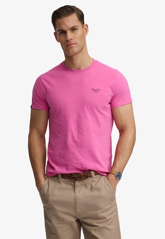 Superdry & Co Shirt 'Essential' in Pink: front