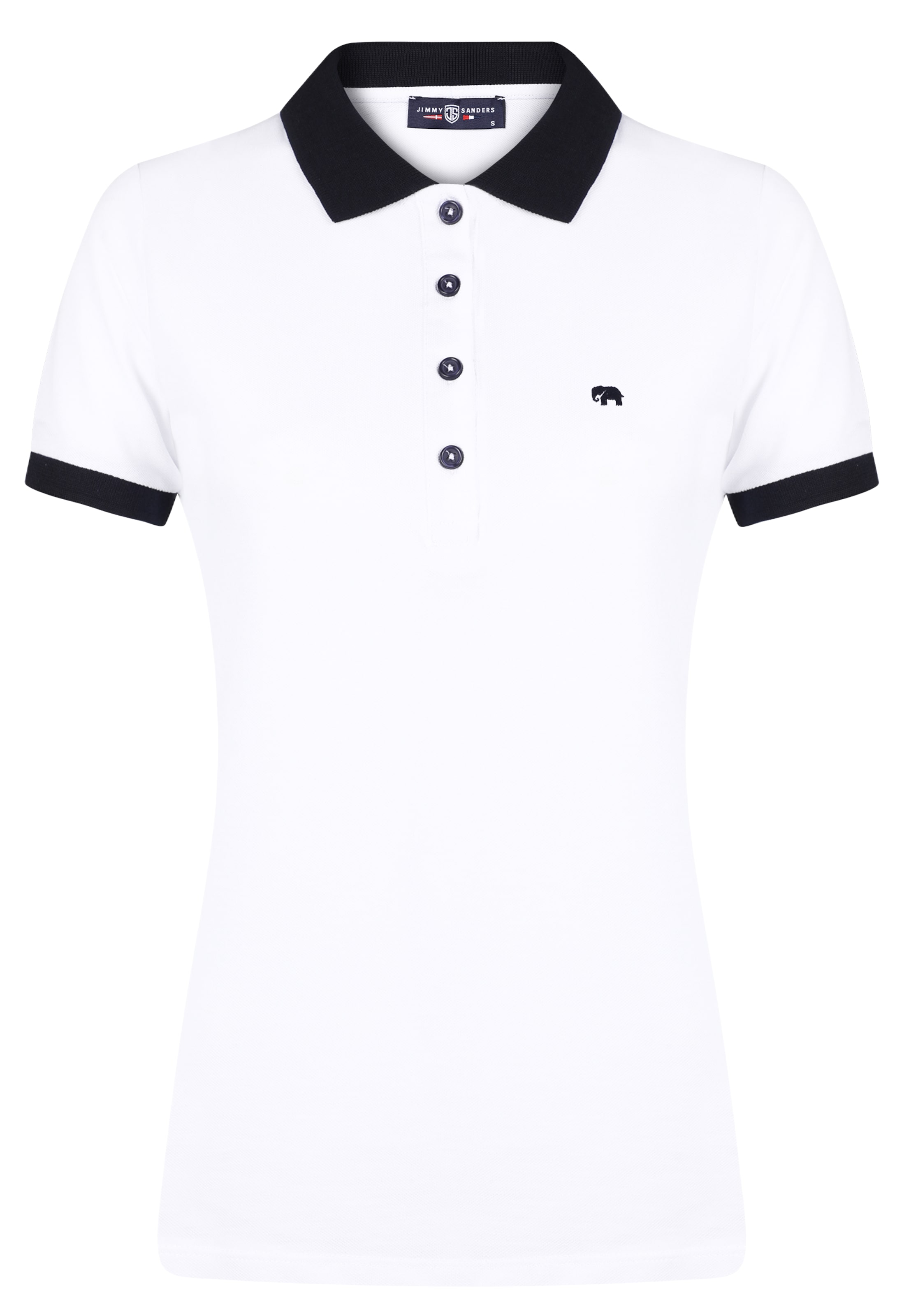 Jimmy Sanders Топ в Белый: спереди