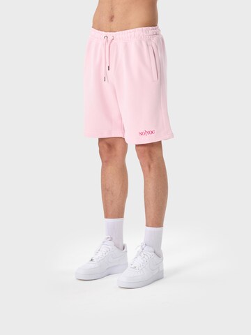 Ossy Homer Loose fit Workout Pants '450 GSM' in Pink