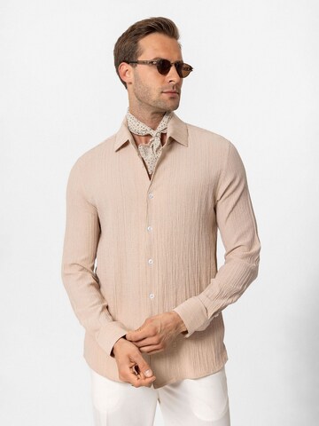 Regular fit Camicia di Antioch in beige