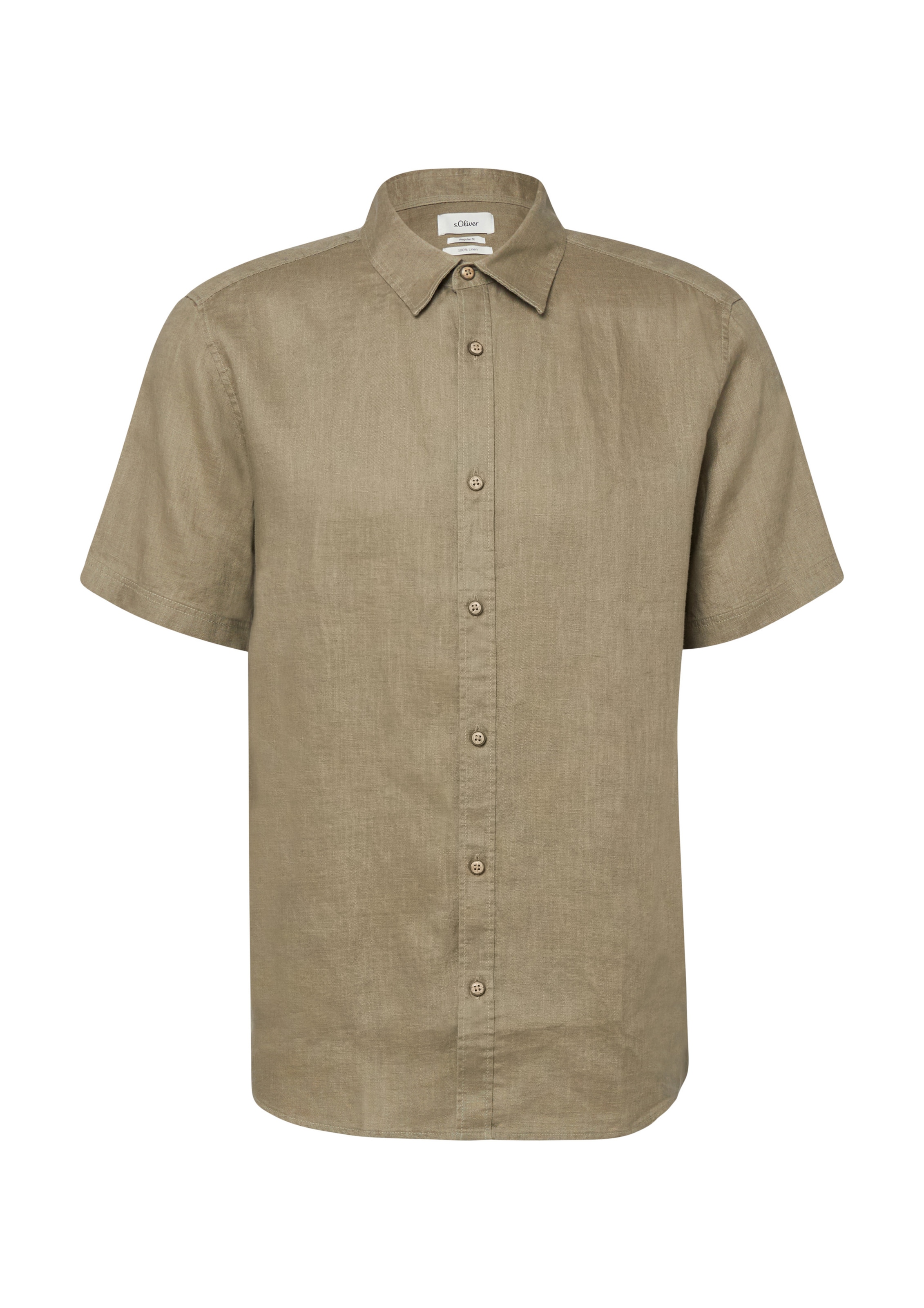 s.Oliver Hemd in Grün: Vorderseite