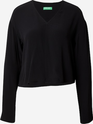 UNITED COLORS OF BENETTON Blouse in Black: front