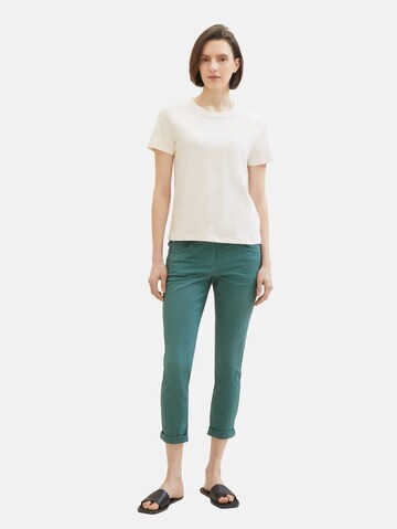 TOM TAILOR Slim fit Pants in Green