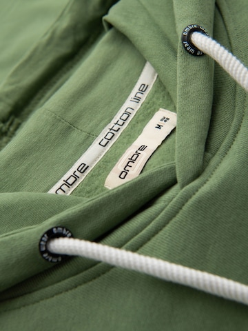 Sweat-shirt Ombre en vert