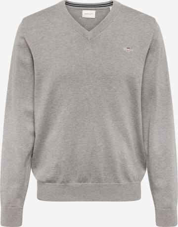 Pull-over 'CLASSIC' GANT en gris : devant