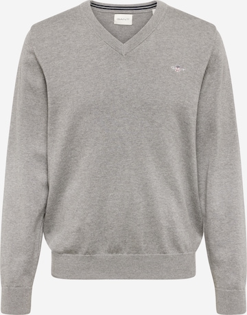 Pullover 'Classic' di GANT in grigio: frontale