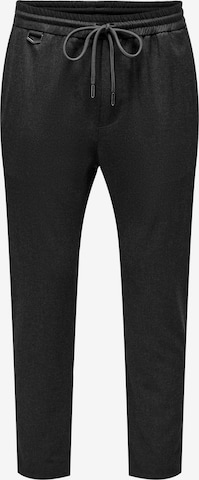 Only & Sons Trousers 'Linus' in Black: front